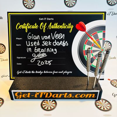 Gian van Veen darts trainings set