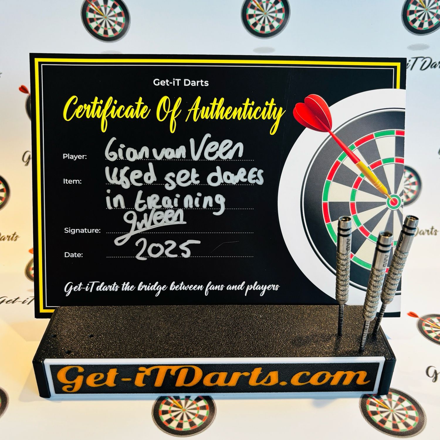 Gian van Veen darts trainings set Gian van Veen darts trainings set