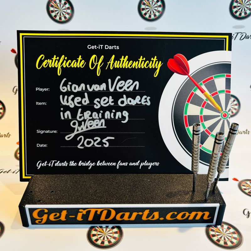 Gian van Veen darts trainings set Gian van Veen darts trainings set