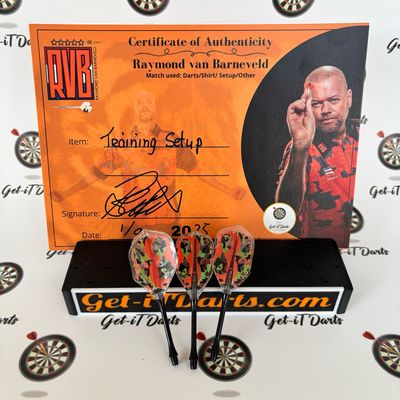 Raymond Van Barneveld training setup Raymond Van Barneveld training setup