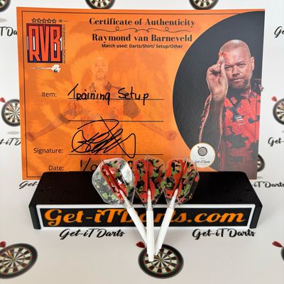 Raymond Van Barneveld training setup