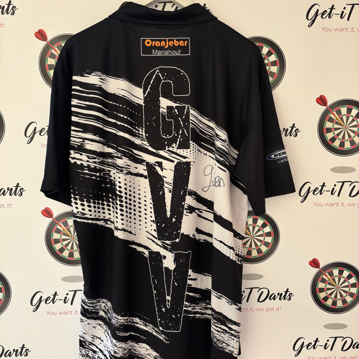 Gian van Veen, match used shirt, GSOD, vs Wessel Nijman