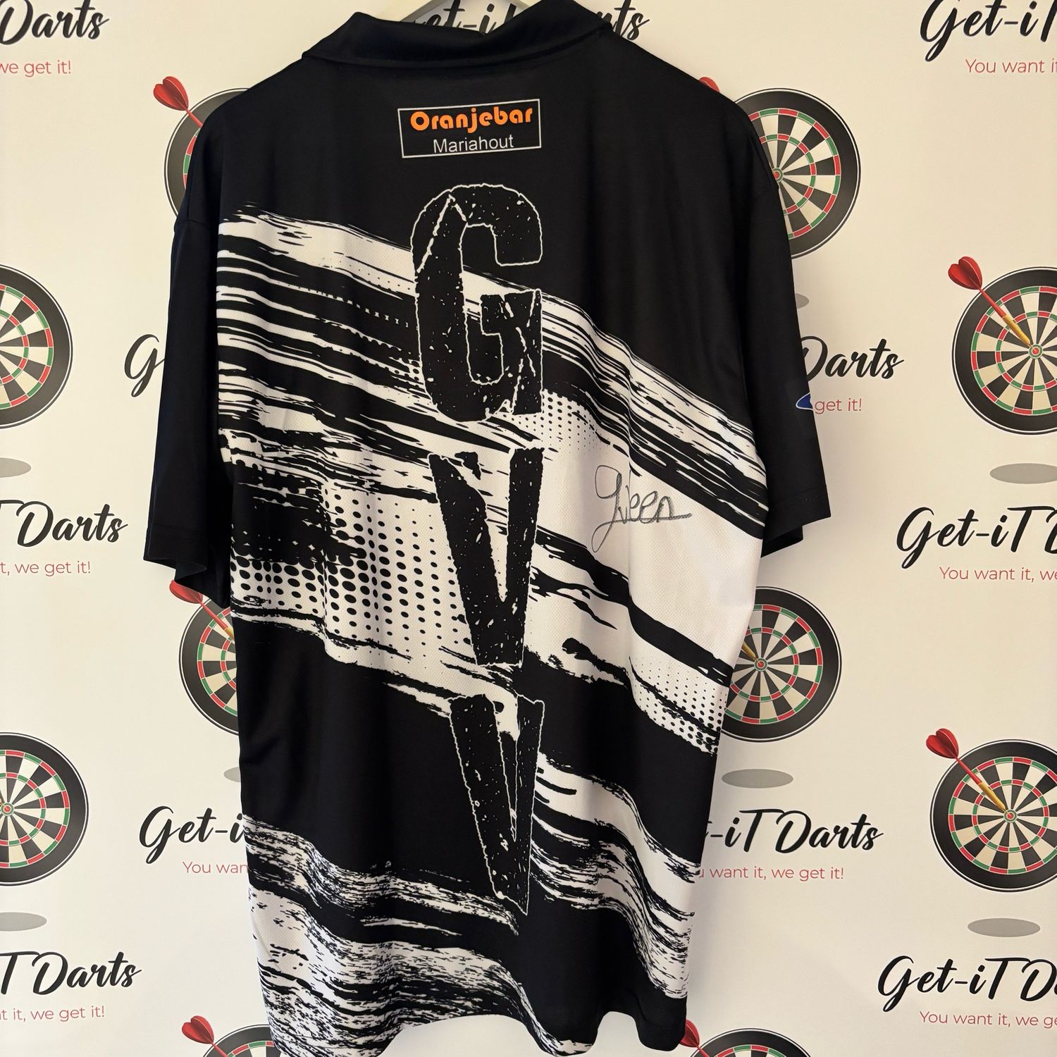 Gian van Veen, match used shirt, GSOD, vs Josh Rock