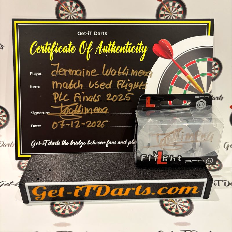 Jermaine Wattimena match used flights plc finals 