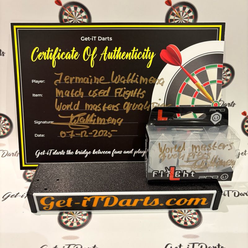 Jermaine Wattimena match used flights World Masters Qualifiers