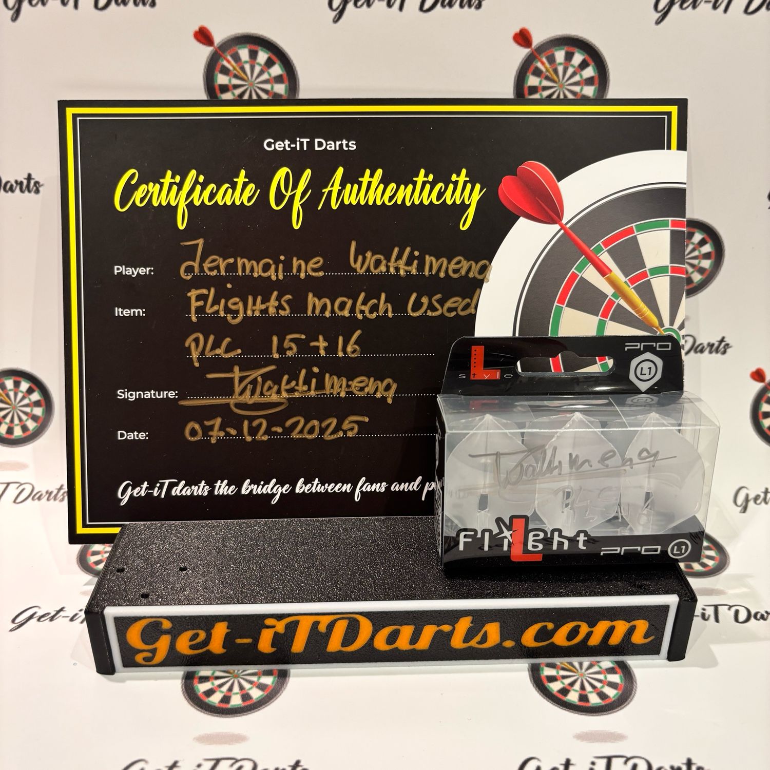 Jermaine Wattimena match used flights pc 15&16