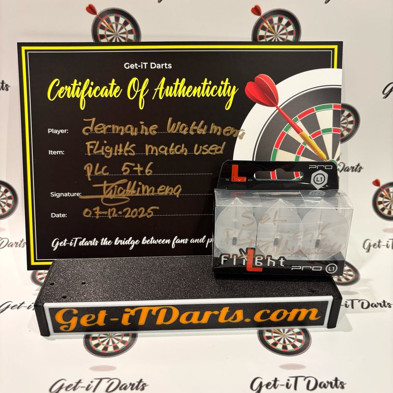 Jermaine Wattimena match used flights PC 5&6