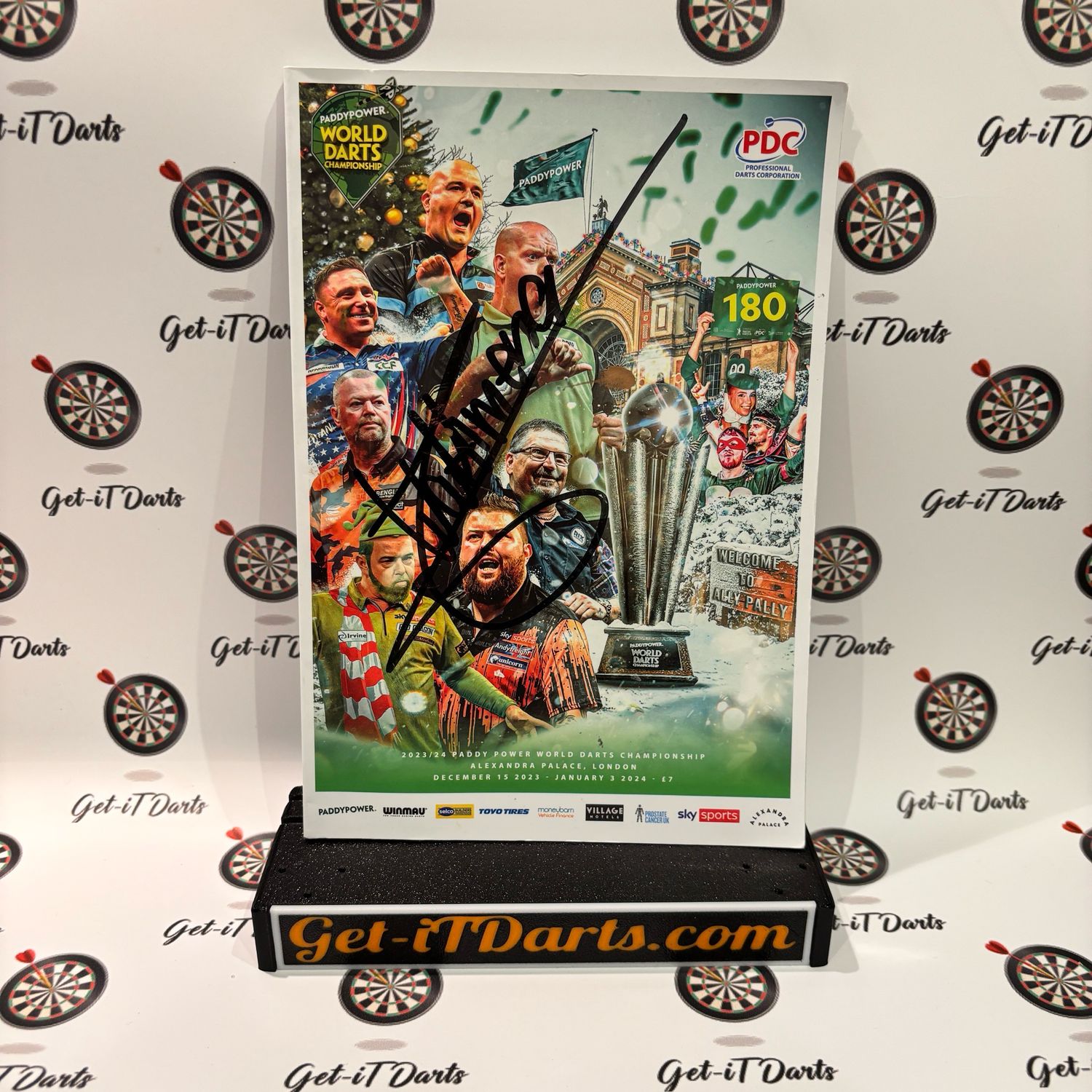 Program Magazine Signed by Jermaine Wattimena Program Magazine Signed by Jermaine Wattimena