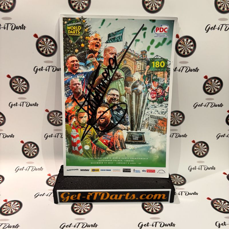 Program Magazine Signed by Jermaine Wattimena