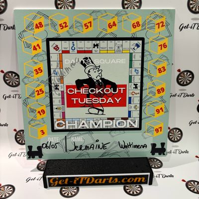 Cardboard checkout Tuesday, Signed by Jermaine Wattimena 