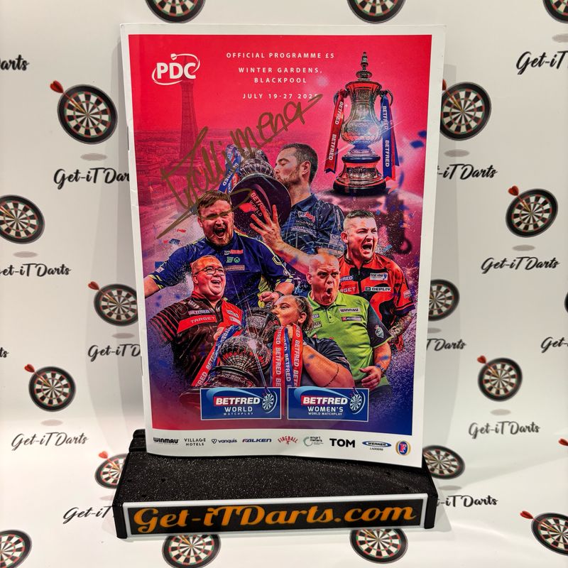 Program Magazine Signed by Jermaine Wattimena