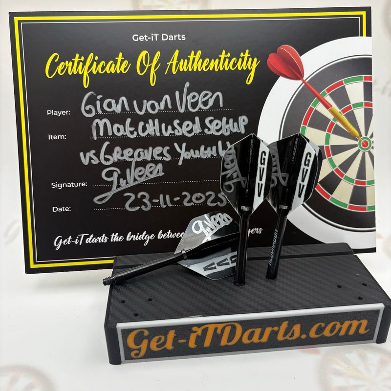 Gian van Veen Match Used Setup vs Beau Greaves Youth Championship! 2025