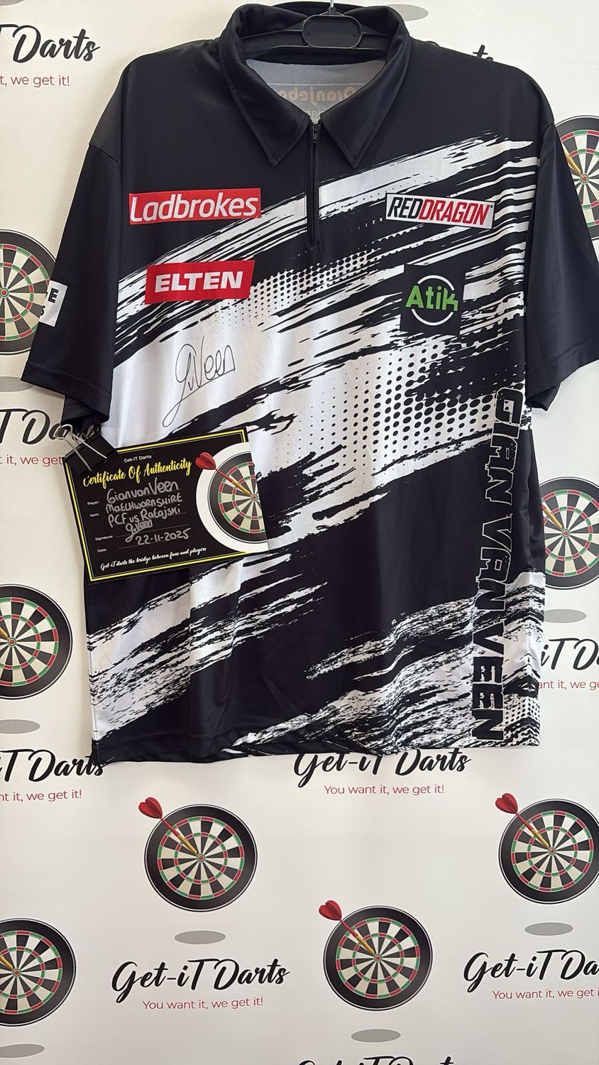 Gian van Veen match used shirt vs Ratasjki PCF 2025 Gian van Veen match used shirt vs Ratasjki PCF 2025