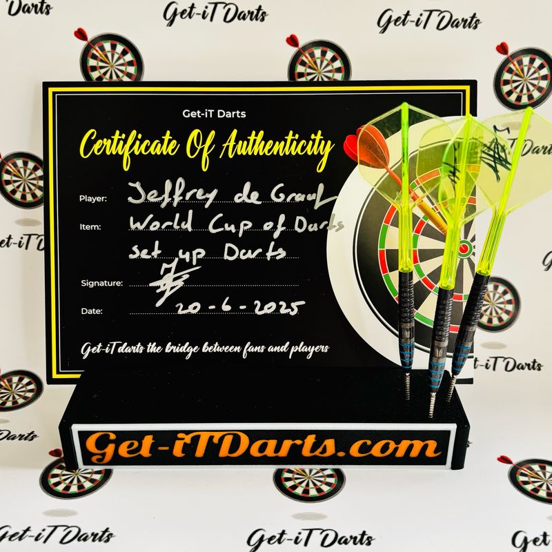 Jeffrey de Graaf, match used Darts, World Cup of Darts 2025