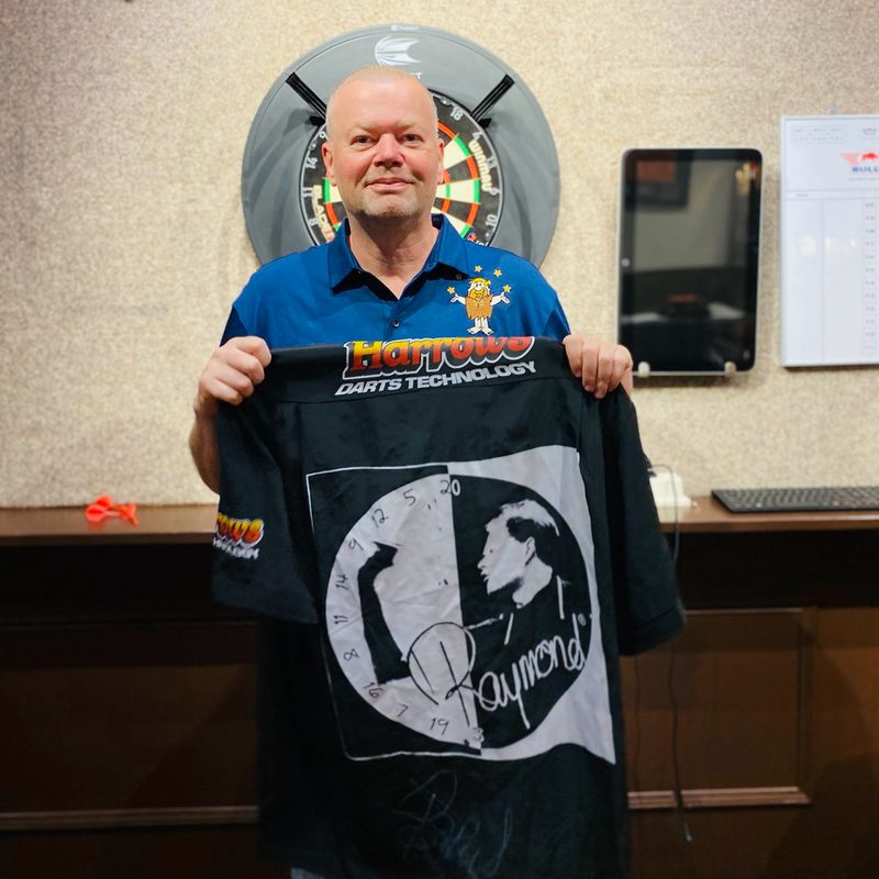 First oficial sponsor Shirt of Raymond Van Barneveld, Harrows!