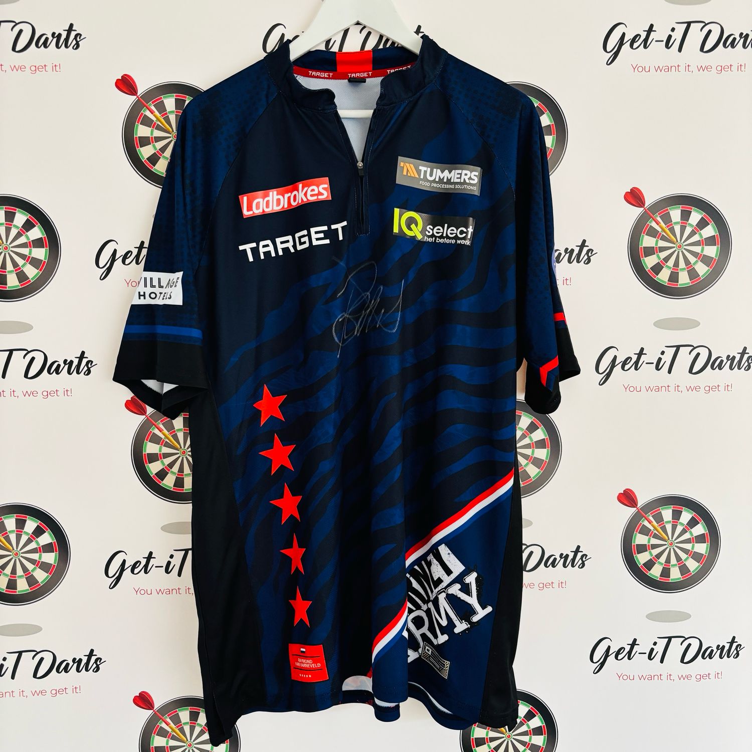Raymond van Barneveld, Match Worn Shirt, PCF vs Ratajski