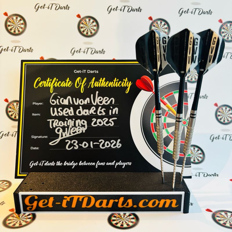 Gian van Veen, Trainings Darts Gian van Veen, Trainings Darts