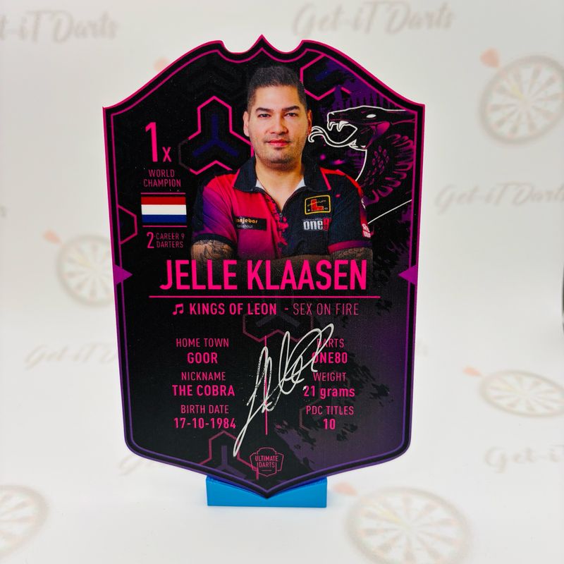 Ultimate Darts Card stand blue