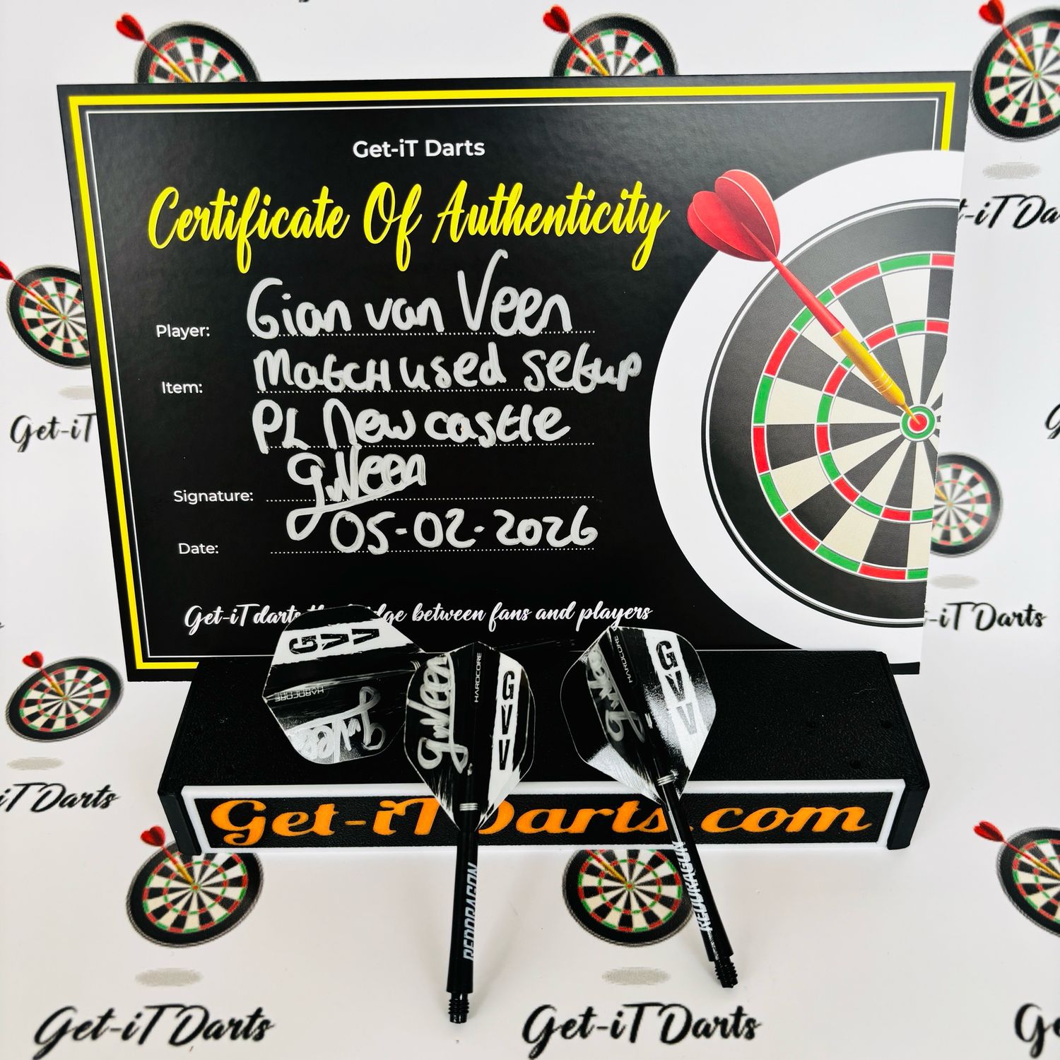 Gian van Veen, match used Setup, Premier League New Castle