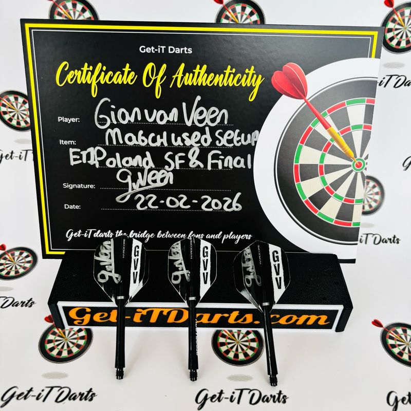 Gian van Veen, match used Setup, ET Polen Semi & Final