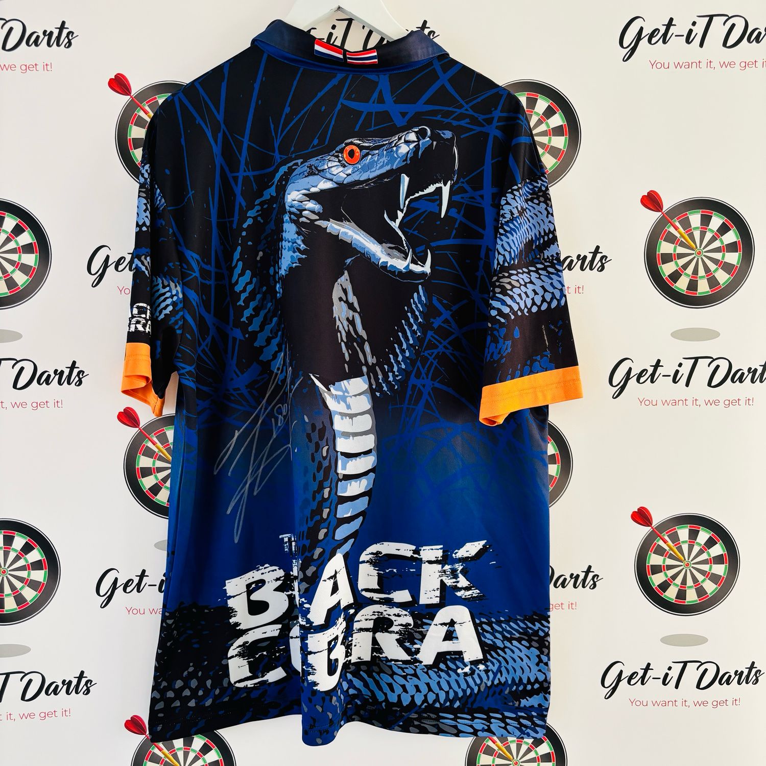 Jeffrey de Zwaan, match worn shirt, Eurotour Rosmalen 