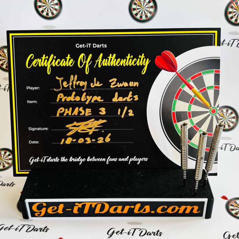 Jeffrey de Zwaan, Prototype darts Unicorn 1/2