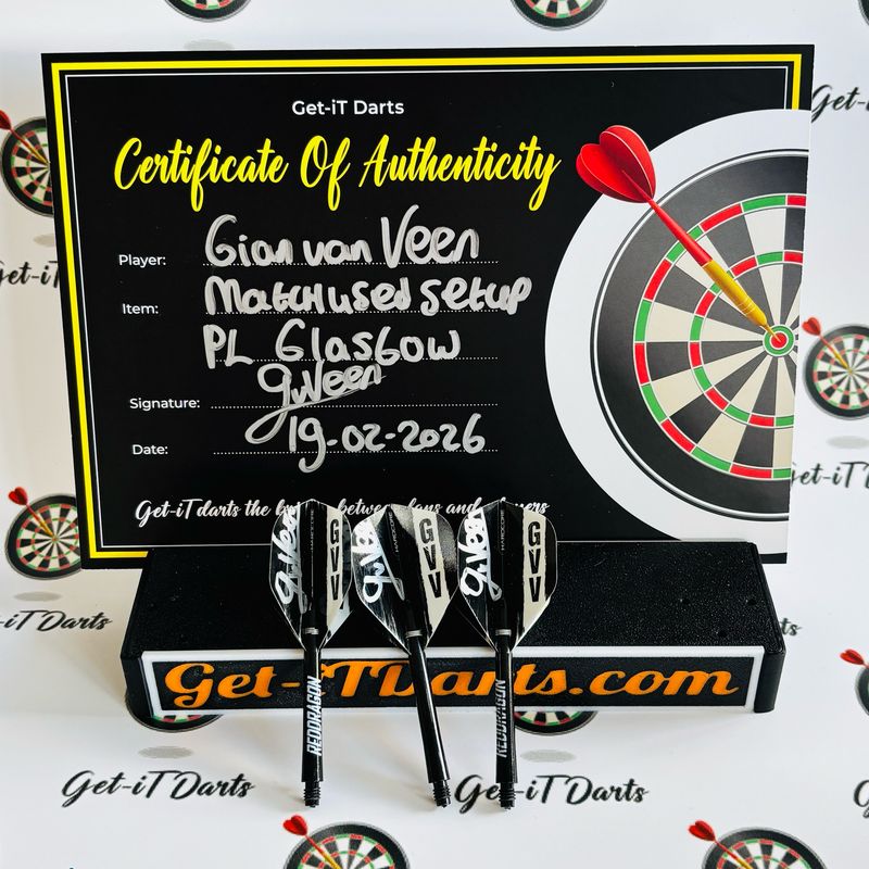 Gian Van Veen, Premier League, match used setup. Glasgow