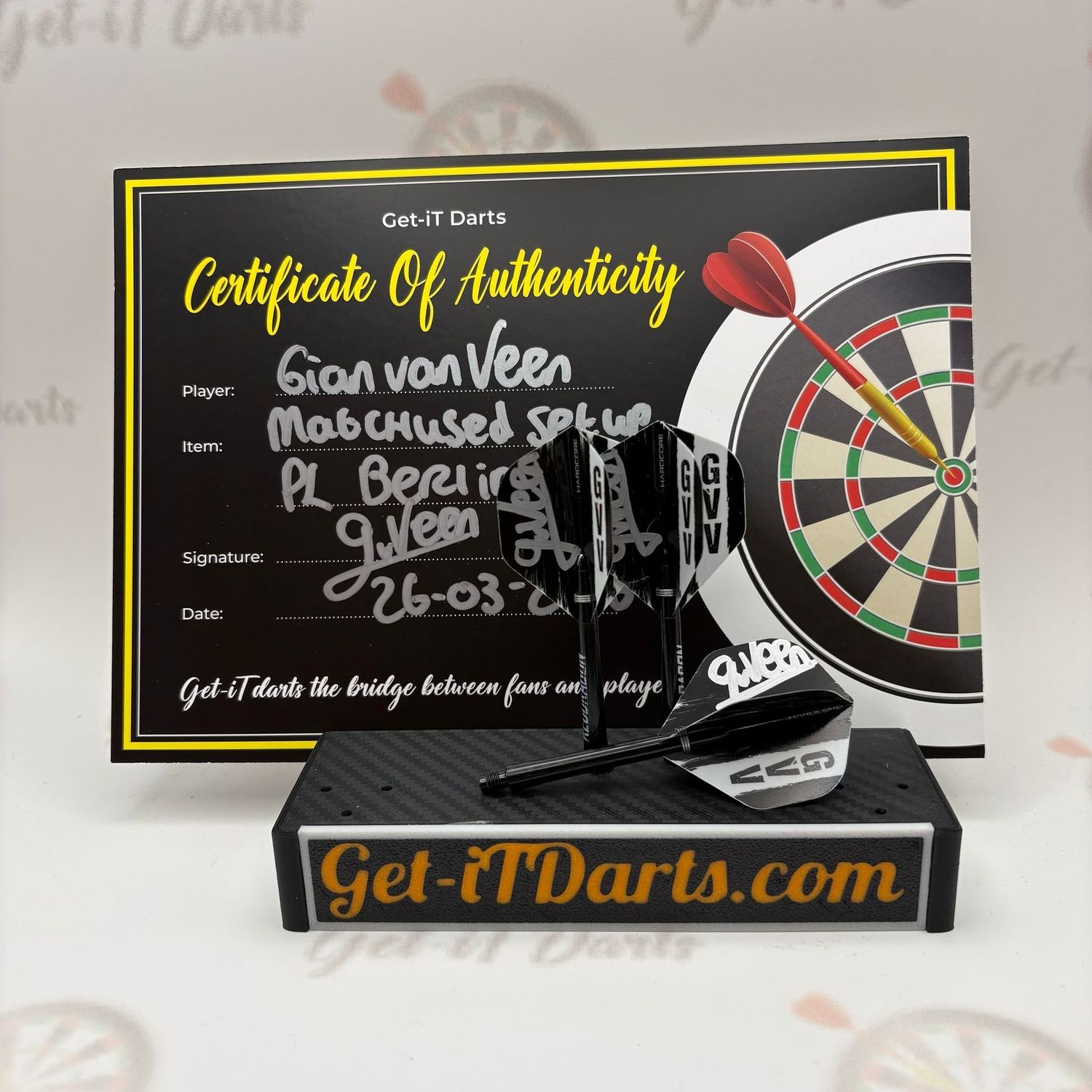 Gian van Veen, match used setup Berlin Gian van Veen, match used setup Berlin