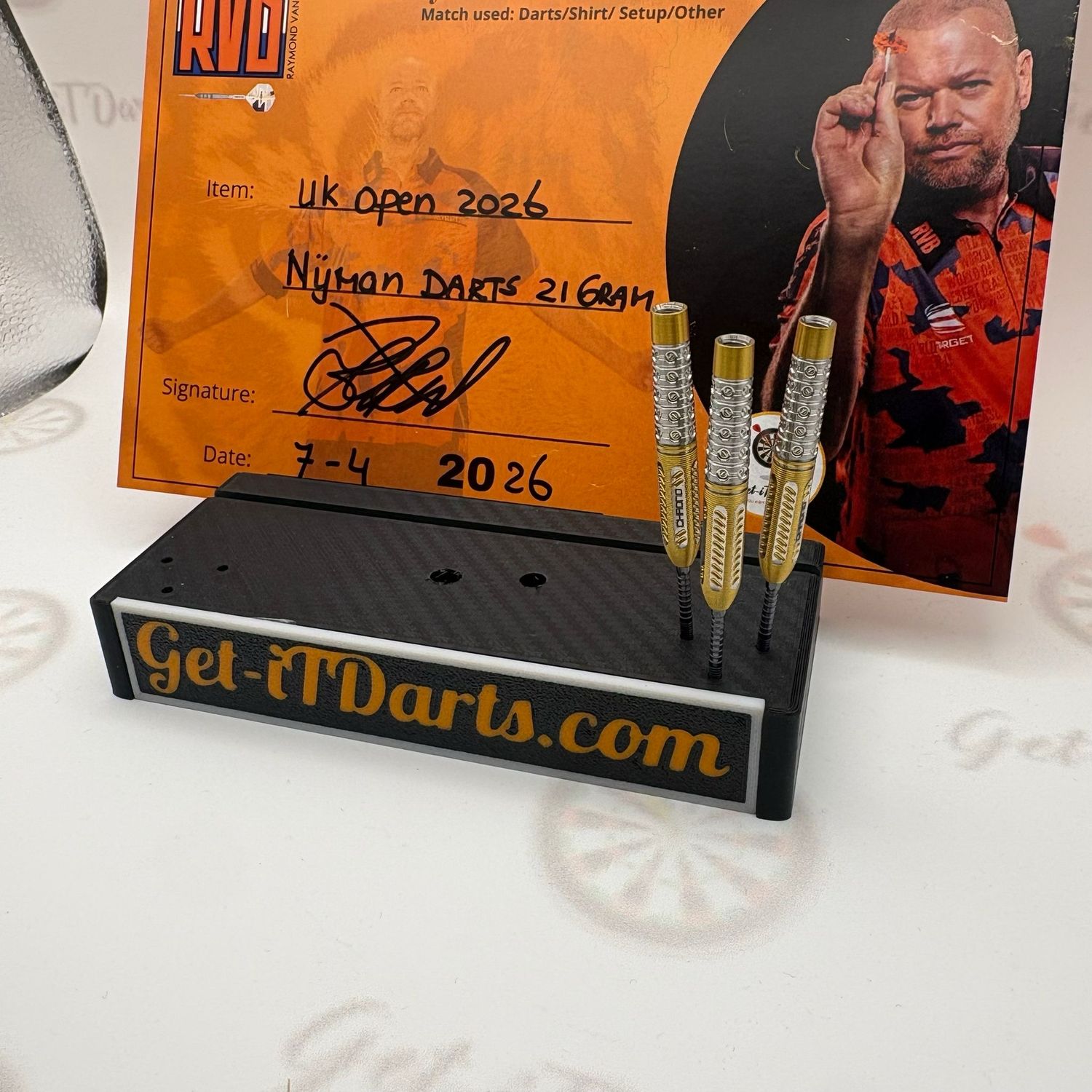 Raymond Van Barneveld, match used darts UK Open 2026