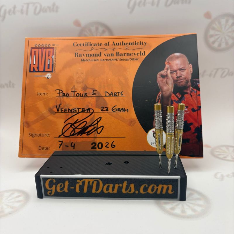 Raymond Van Barneveld, match used darts