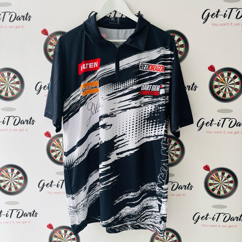 Gian van Veen, match worn shirt, ET Graz vs Razma