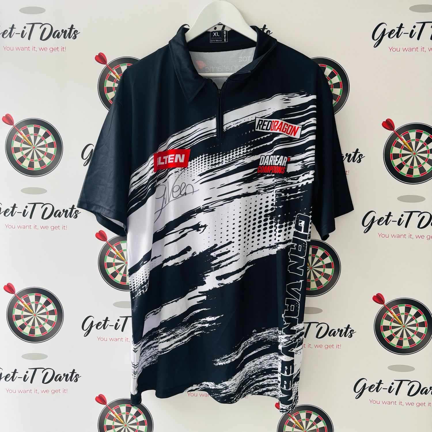 Gian van Veen, match worn shirt, ET Riesa vs Doets Gian van Veen, match worn shirt, ET Riesa vs Doets
