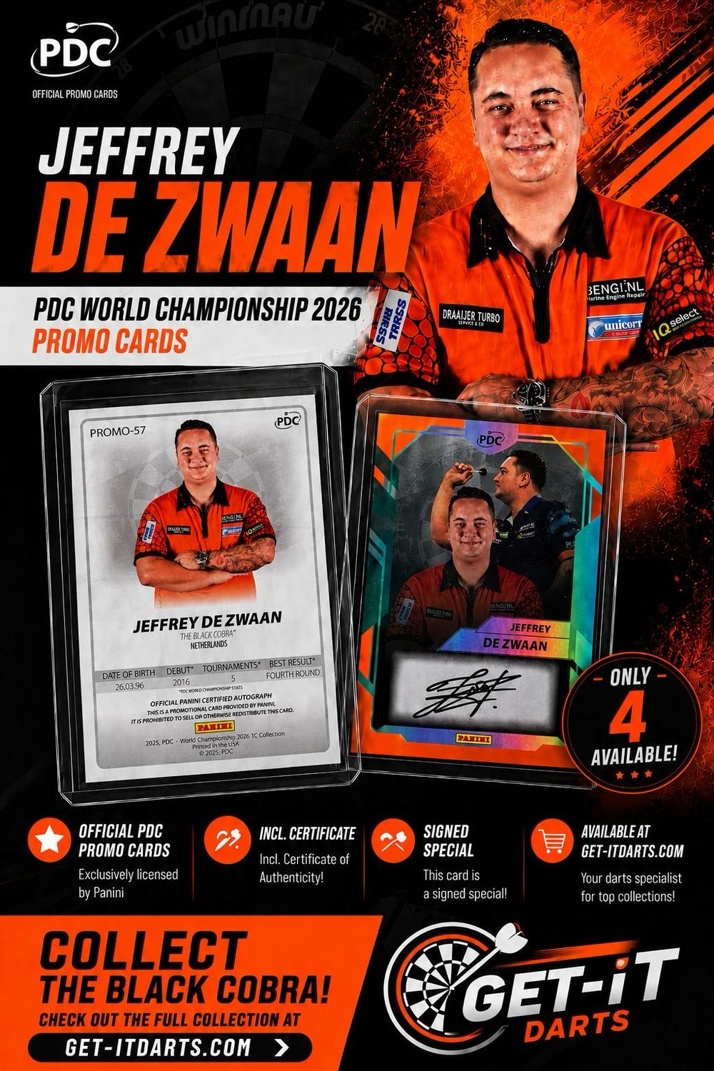 Jeffrey de Zwaan, Panini Promo Cards, special! Jeffrey de Zwaan, Panini Promo Cards, special!