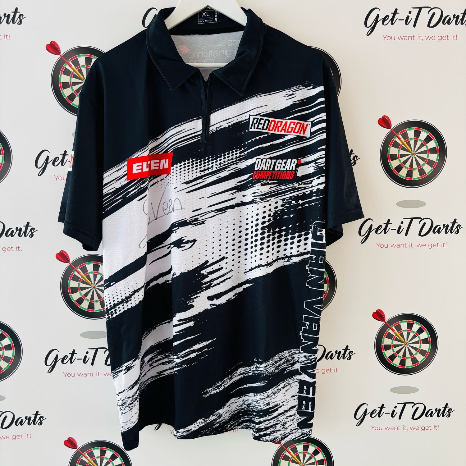 Gian van Veen, match worn shirt ET8 Kiel, vs Dimitri van den Bergh