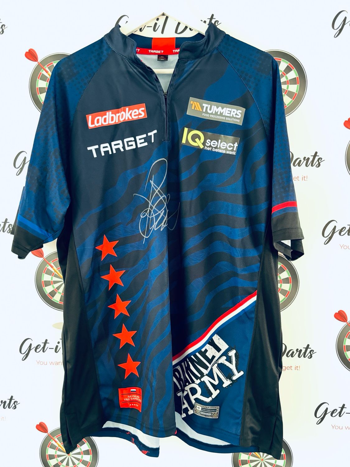 Match Worn shirt, Raymond van Barneveld, UK open vs Nijman Match Worn shirt, Raymond van Barneveld, UK open vs Nijman