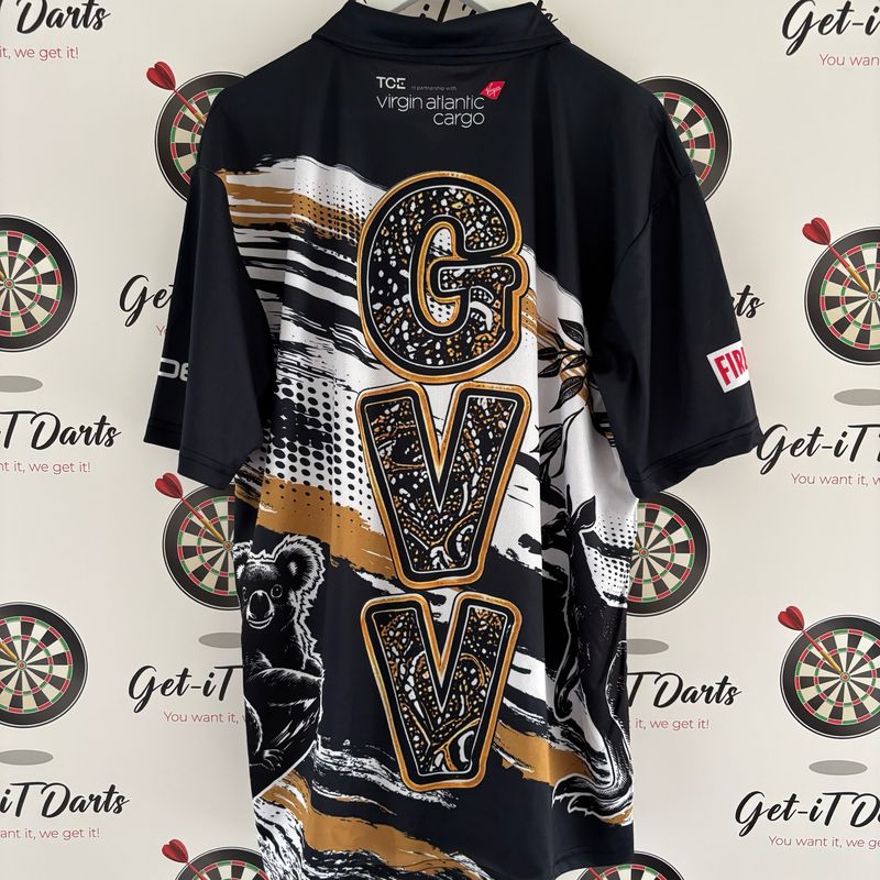 Gian Van Veen, match worn shirt, Australian darts Masters vs Klinge