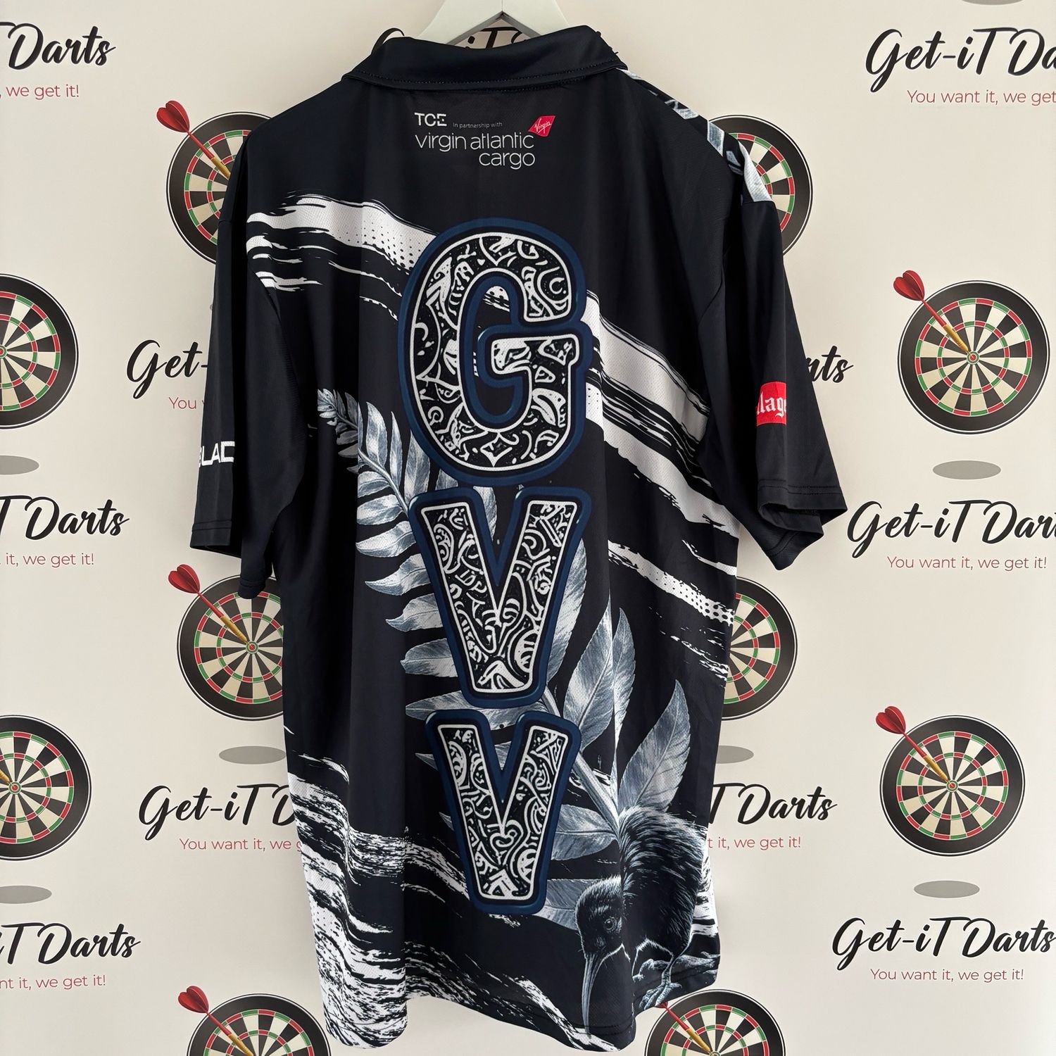 Gian Van Veen, Match worn shirt, New Zealand darts Masters vs Clayton Gian Van Veen, Match worn shirt, New Zealand darts Masters vs Clayton