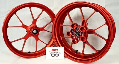 Aprilia Schmiedefelgen Set "Rot"