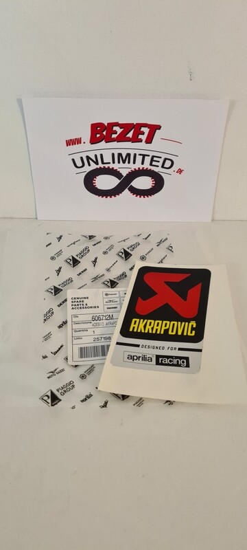 Akrapovic Auspuff Aufkleber Akrapovic Auspuff Aufkleber