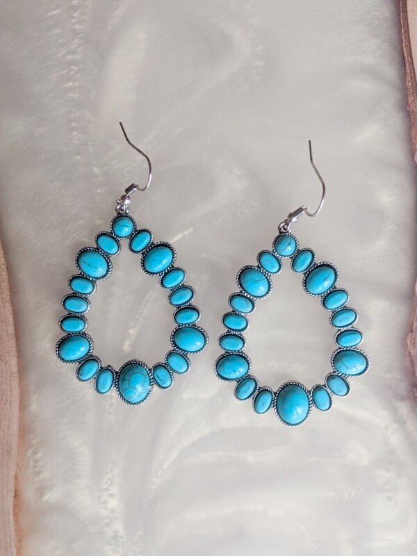 Brenn Turquoise Teardrop Earrings