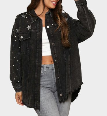 Medium Star Patch Denim Jacket