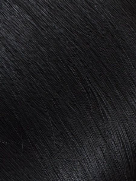 25 GRAMS JET BLACK I-TIP (STRAIGHT)