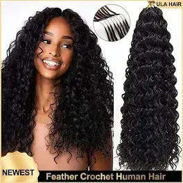 FEATHER CROCHET TWO STRAND EXTENSIONS