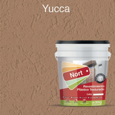 8. Revestimiento Plástico Texturado - color: Yucca - Llana o Rodillo - Textura: fina - media - gruesa
