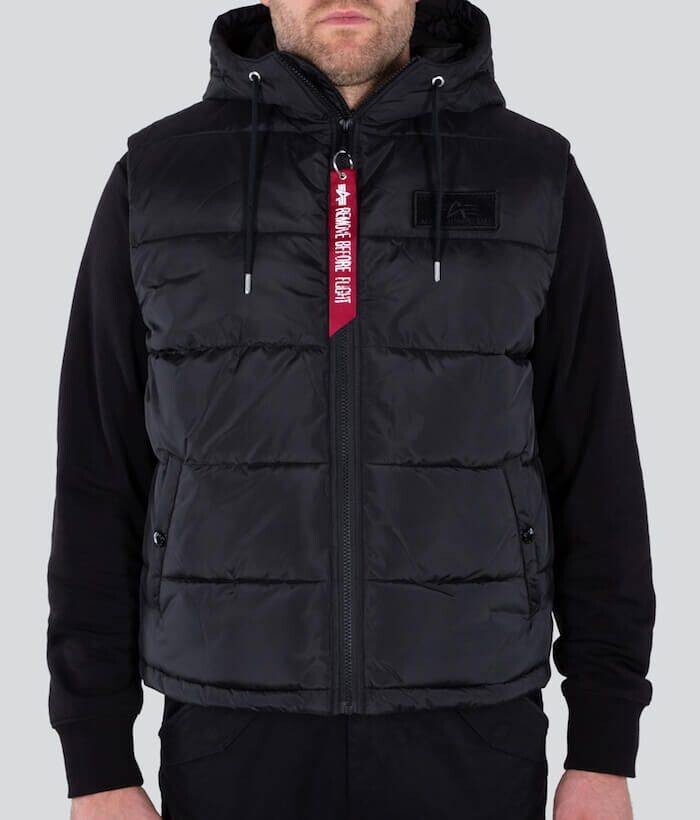 Услуга доставки Жилет ALPHA INDUSTRIES HOODED PUFFER VEST FD