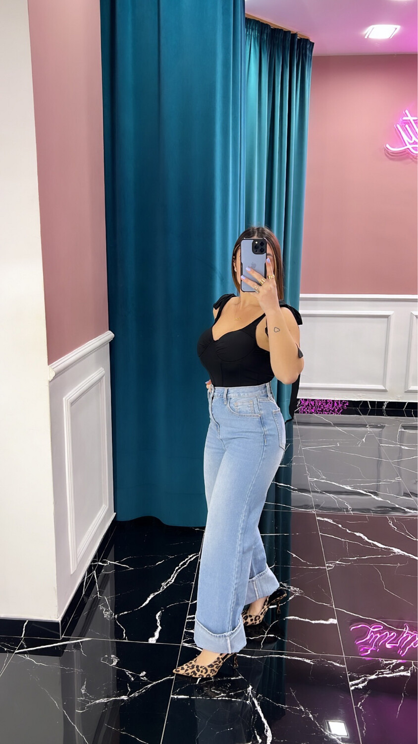 Jeans gamba dritta