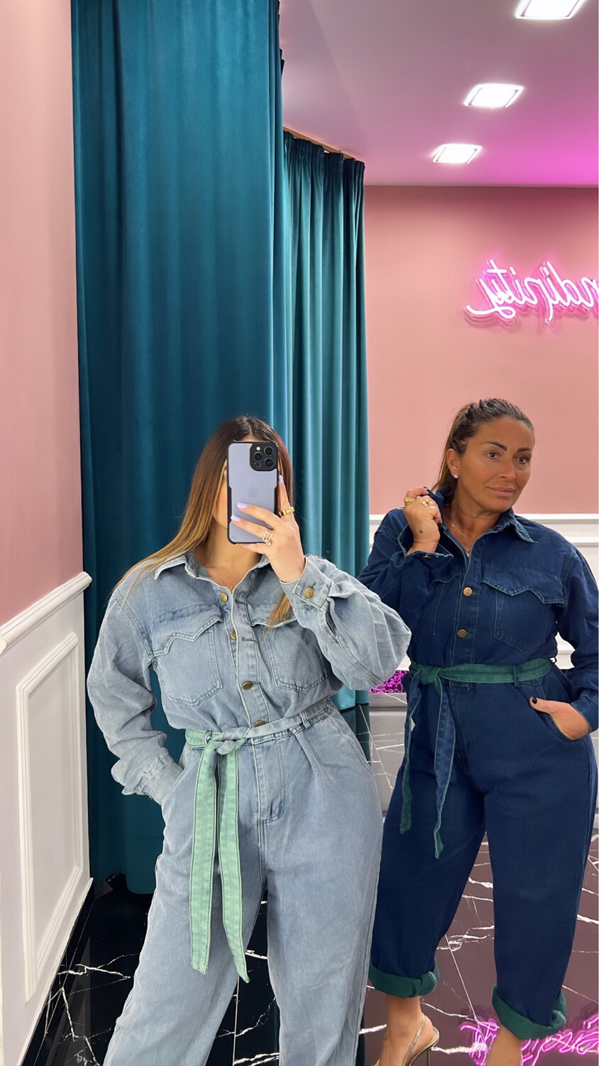 Tuta intera denim