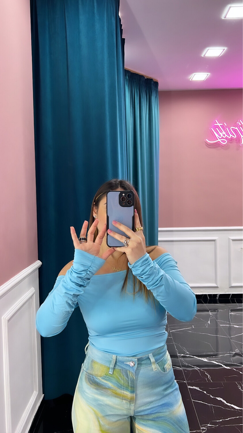 Kim in licra drappeggio