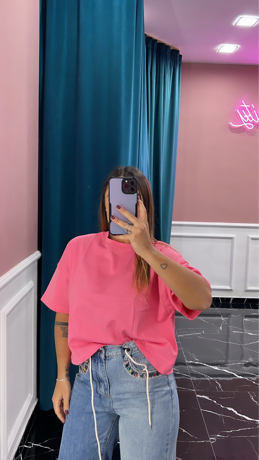 Maglia basic Crop