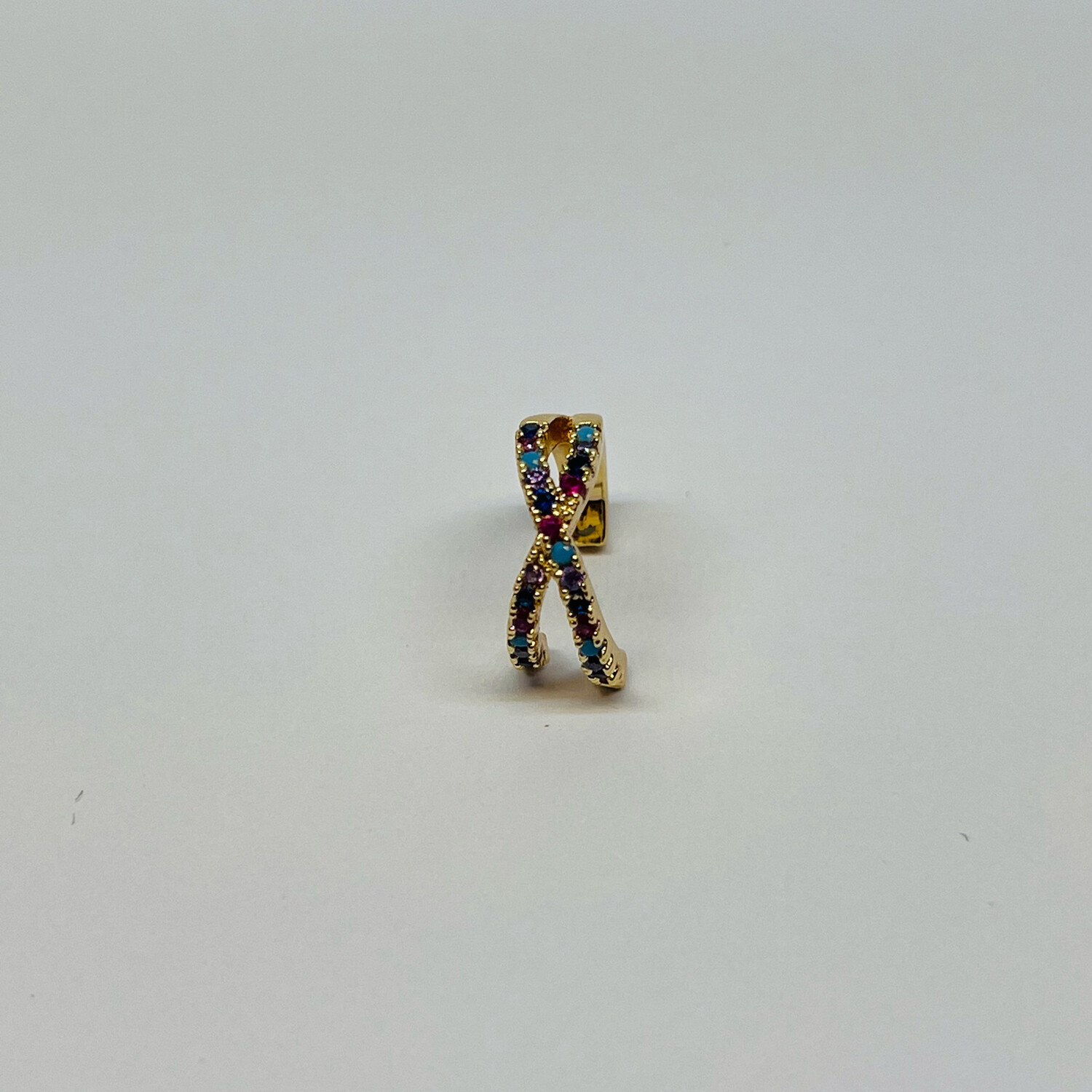 EarCuff incrocio multicolor
